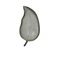 Bandeja decorativa en forma de hoja de madera 33×18 cm – Lala Home