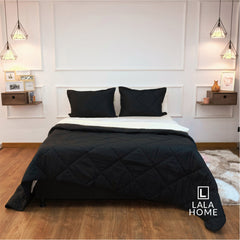 Plumón Negro Funda Acolchada Lala Home