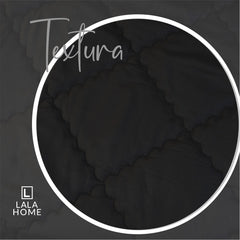 Plumón Negro Funda Acolchada Lala Home