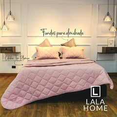 Plumón Palo De Rosa Funda Acolchada Lala Home