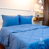 Plumón Azul Índigo Funda Acolchada Lala Home