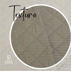 Plumón Gris Oscuro Funda Acolchada Lala Home