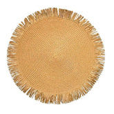 Individual Redondo 38cm Tejido Natural