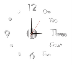 Reloj De Pared 3D 70-95cm