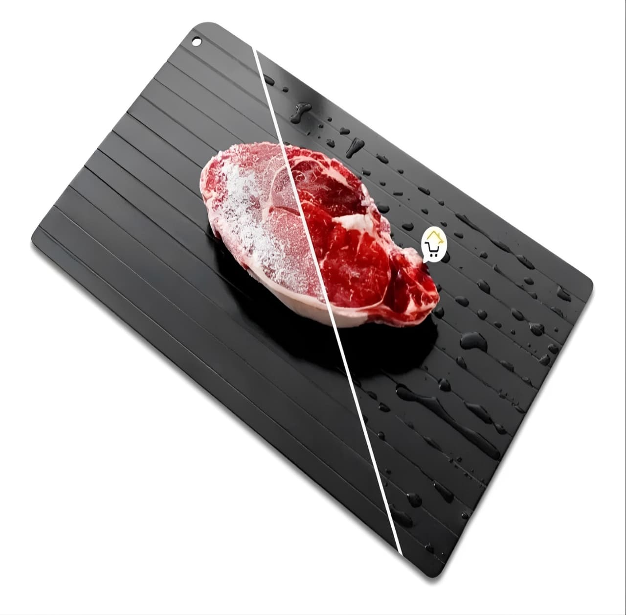 tabla Lala Home para picar y descongelar alimentos negra