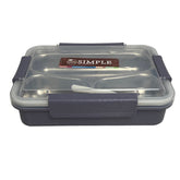 Lonchera Fiambrera con Cuchara Simple 1000ml