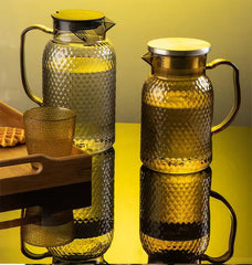 Jarra 1800ml Con Tapa Acero Inoxidable Diseño Burbujas Estilo