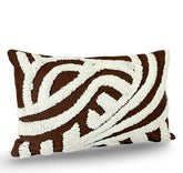 Cojín Mocca Praga Rectangular marrón 28x50