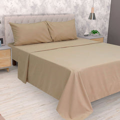 Juego de Sábana Doble 1.40mt Natural Hometex