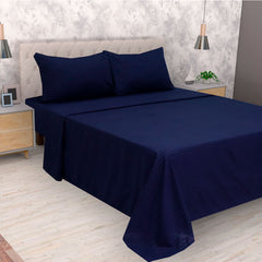 Juego de Sábana Doble 1.40mt Natural Hometex