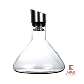 Decantador Para Vino en Vidrio Con Tapón Filtro 6x23cm Liso