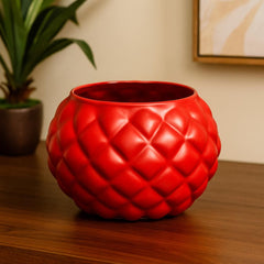 Florero Acuario Bomba Rombos Land 21x20x21 cm | Lala Home Colombia