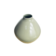 Florero decorativo rombo cerámica brillante Tierra Viva