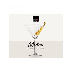 Set x4 Copa 260ml Coctelera Martini