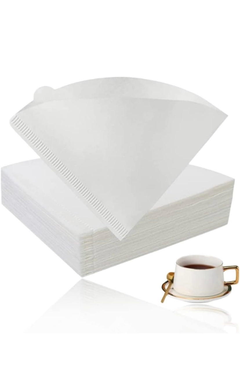 Filtro Para Café x40 Und Blanco Capacidad 1-2 Tazas