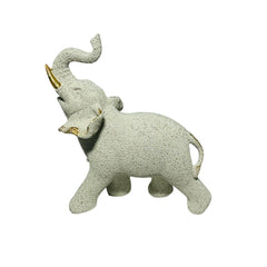 Figura Decorativa Elefante Con Trompa Levantada