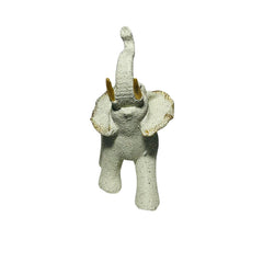 Figura Decorativa Elefante Con Trompa Levantada