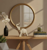 Figura Decorativa Elefante Con Trompa Levantada