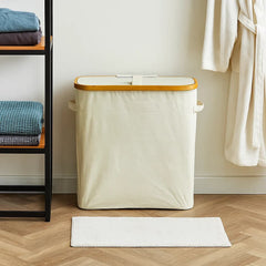 Organizador De Ropa 43x14x40cm En Tela Beige