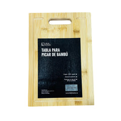 Tabla para cortar de bambú natural de 20×30 cm