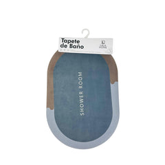 Tapete baño ovalado 40×60 cm marrón