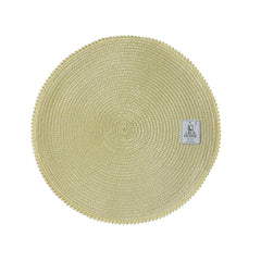 Individual Redondo En Mimbre 38cm Diseño Classic