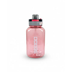 Botella Dodge color rosa con capacidad visible