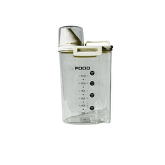 Recipiente Multifuncional 1.8 L Con Tapa Dosificadora Beige