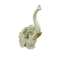 Figura decorativa elefante blanco
