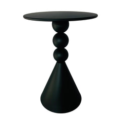 Mesa De Centro Minimalista 40x60cm Metálica Negra