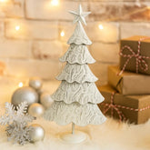 Figura Decorativa De Árbol Blanco 22×45cm