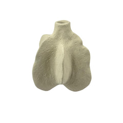 Florero De Cerámica Rústico Orgánico 11.5×17.6cm