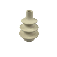 Florero De Cerámica Escalonado Diseño Contemporáneo