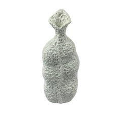 Florero De Cerámica Rústica Diseño Escultural Con Textura