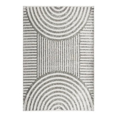 Alfombra Kabul 50×90 cm diseño geométrico en tonos neutros