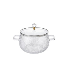 Olla de vidrio 2.5 L con tapa transparente