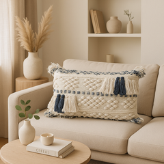 Cojín Riñonera Elite Antología 30x50 Azul