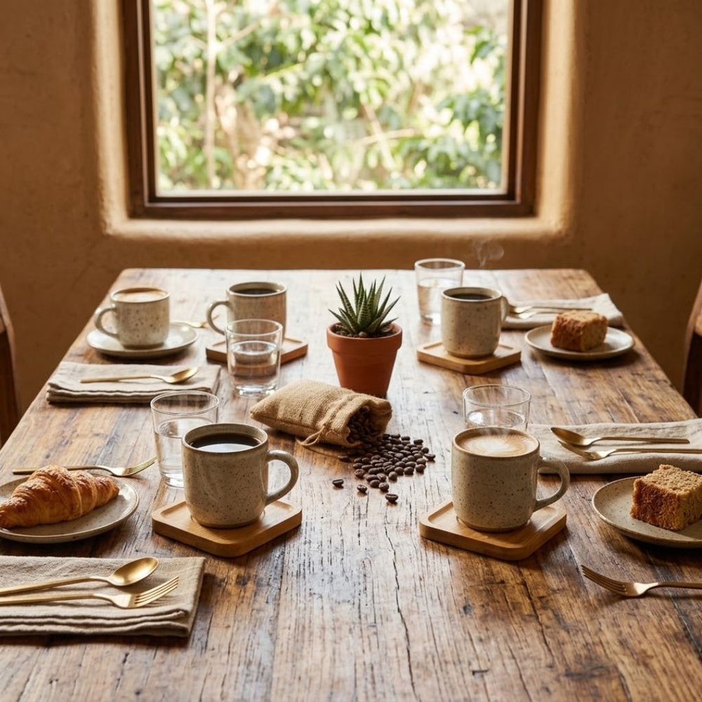 Tapete felpudo rectangular café 60×40 cm con textura en relieve