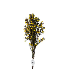 Flor decorativa de bayas de sebo secas 55 cm