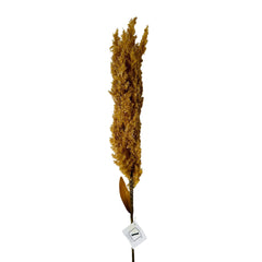 Flor decorativa Espiga Naranja 90 cm con diseño alto y texturizado