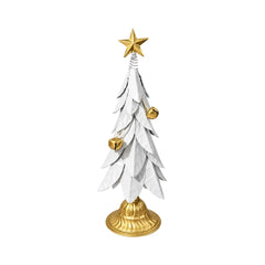 Árbol decorativo navideño blanco de 62 cm