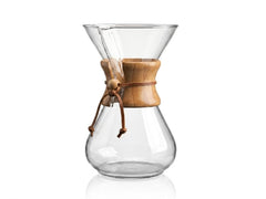Cafetera Chemex de vidrio con capacidad de 800 ml