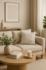 Cojín Rustic 92 T.45×45 Crudo