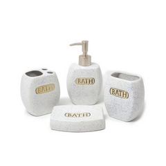 Set Baño x4 Diseño Manchas