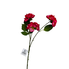 Hortensia artificial blanca crema tallo largo 70 cm