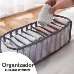 Organizador De Cajones En Tela x11 Compartimientos Fe Market