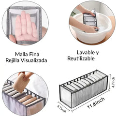 Organizador De Cajones En Tela x11 Compartimientos Fe Market