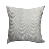 Cojin Optical Abstracto T.45x45 Crema