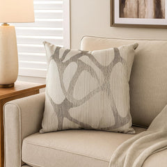 Cojin Peñon 703 45x45 cm Beige | Lala Home Colombia