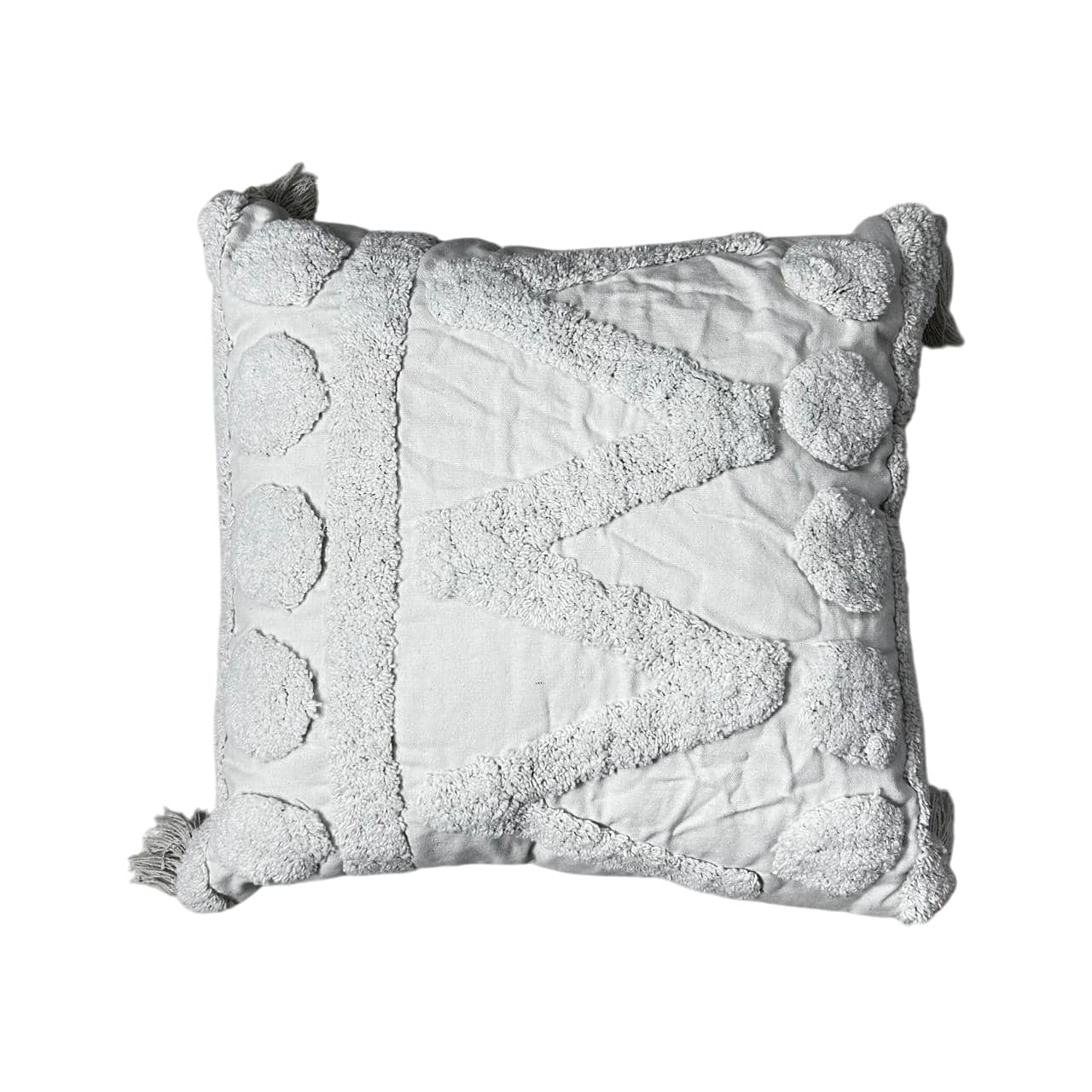 Cojín Rustic Blanco Crudo 45×45 | Lala Home Colombia